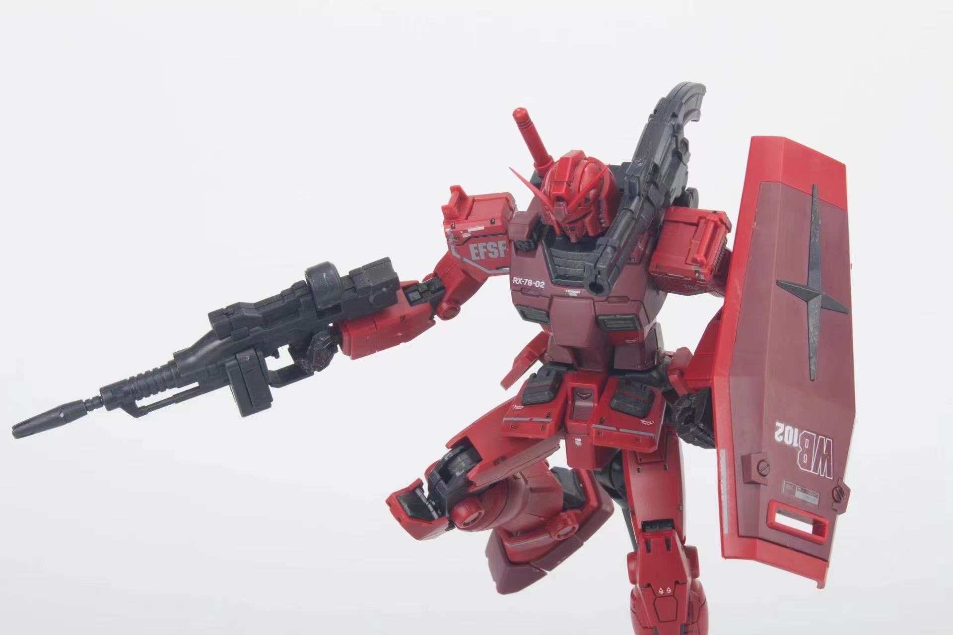 HG 1/144 Rx78-2 GTO Ver. (Red Color) [Ling Yi Er]