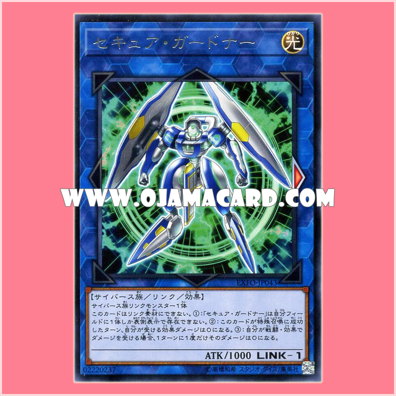 EXFO-JP043 : Security Gardna / Secure Gardna (Rare)