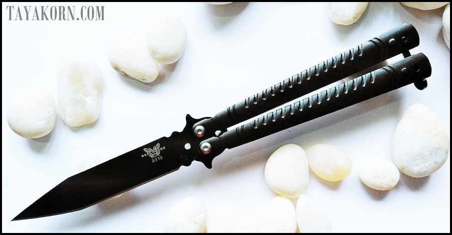มีดควง แบล็คมิชิลิน ฺBlack Mishilin Balisong Knife TKBS-BM6