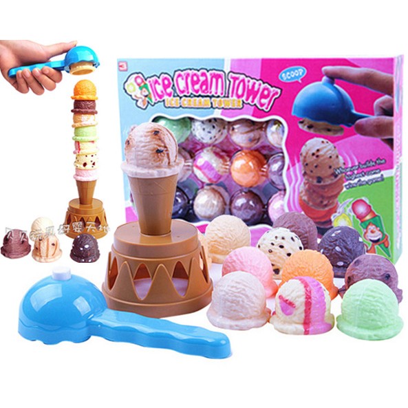 Ice Cream Tower ตักไอติมของเล่นเด็ก