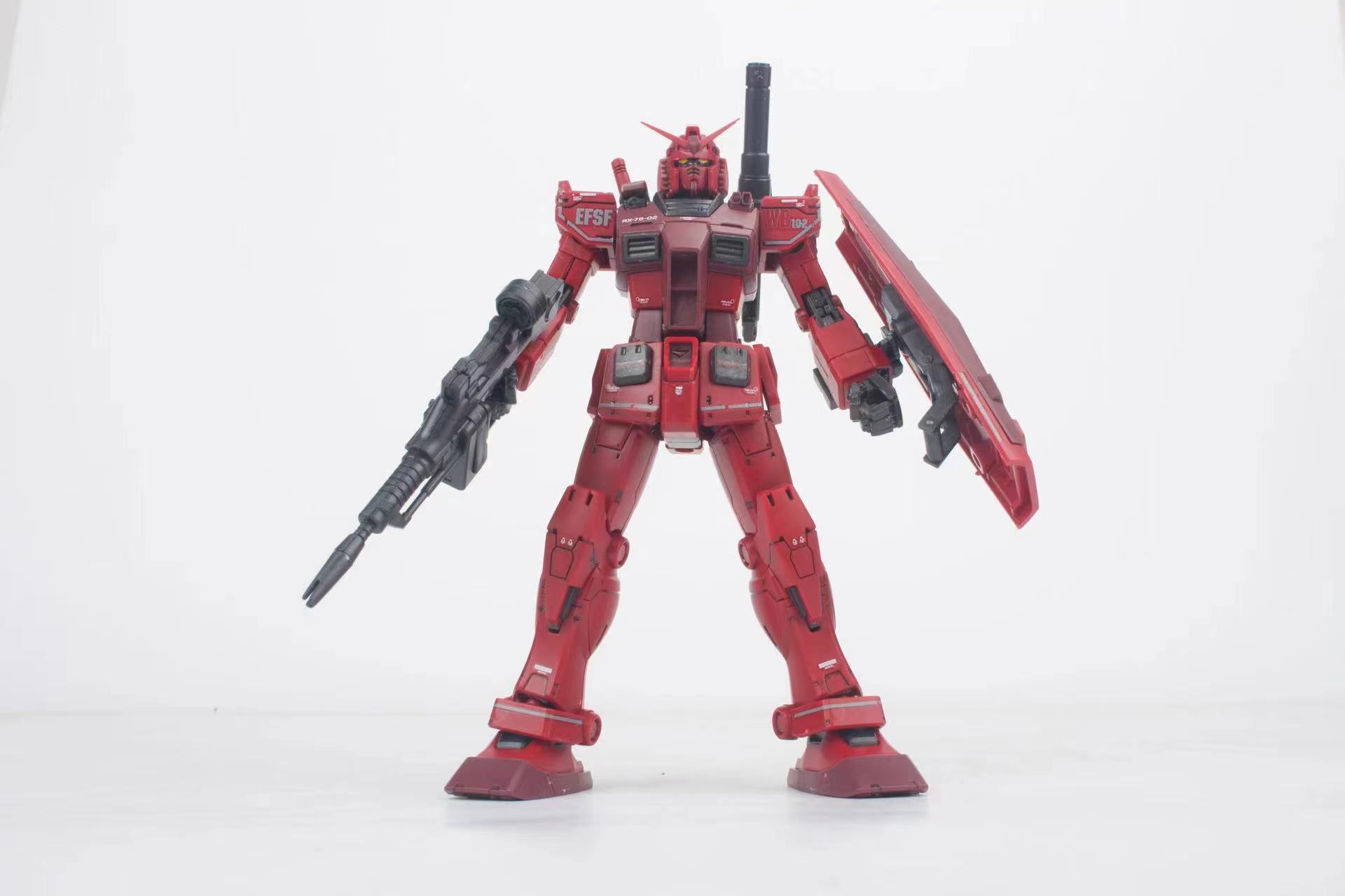 HG 1/144 Rx78-2 GTO Ver. (Red Color) [Ling Yi Er]