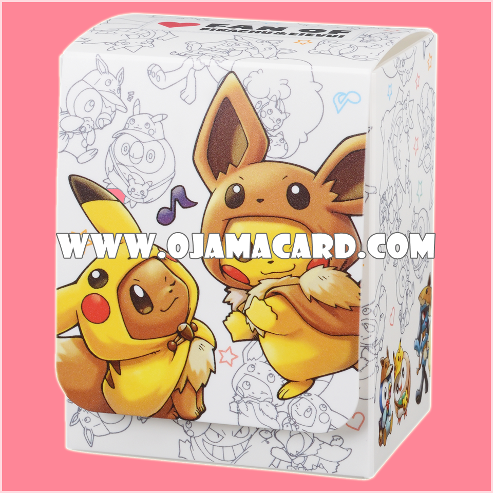 Pokémon Card Game Deck Case | Deck Box — PIKACHU & EIEVUI