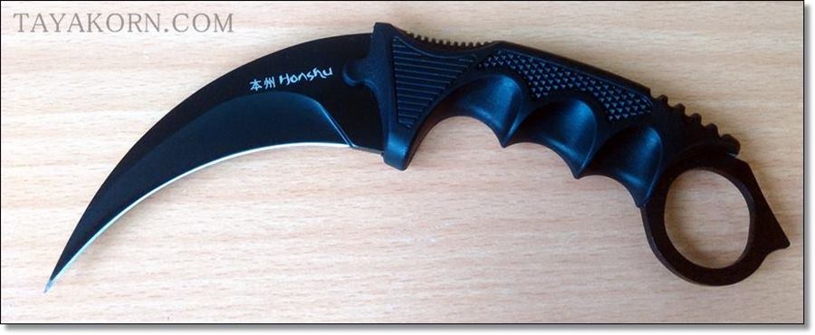 มีดคารัมบิตพายุทะเลทราย Desert Storm Karambit Knife