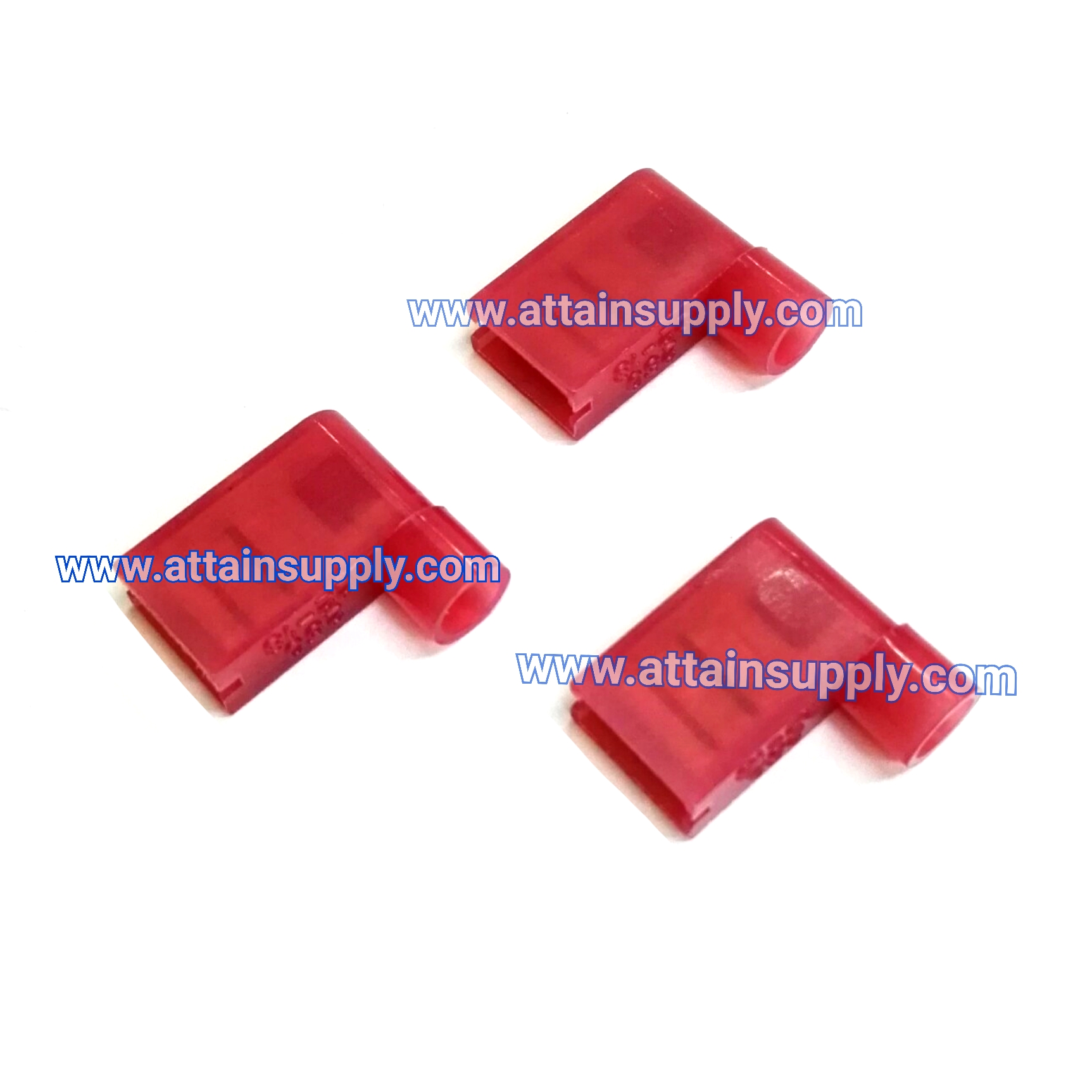 หางปลาเสียบแบบงอ-สีแดง/FLDY1-250R