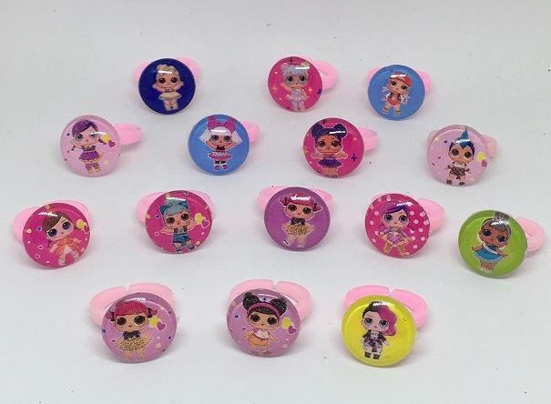 แหวนตุ๊กตาLol จำนวน 12 ชิ้น / 1ถุง