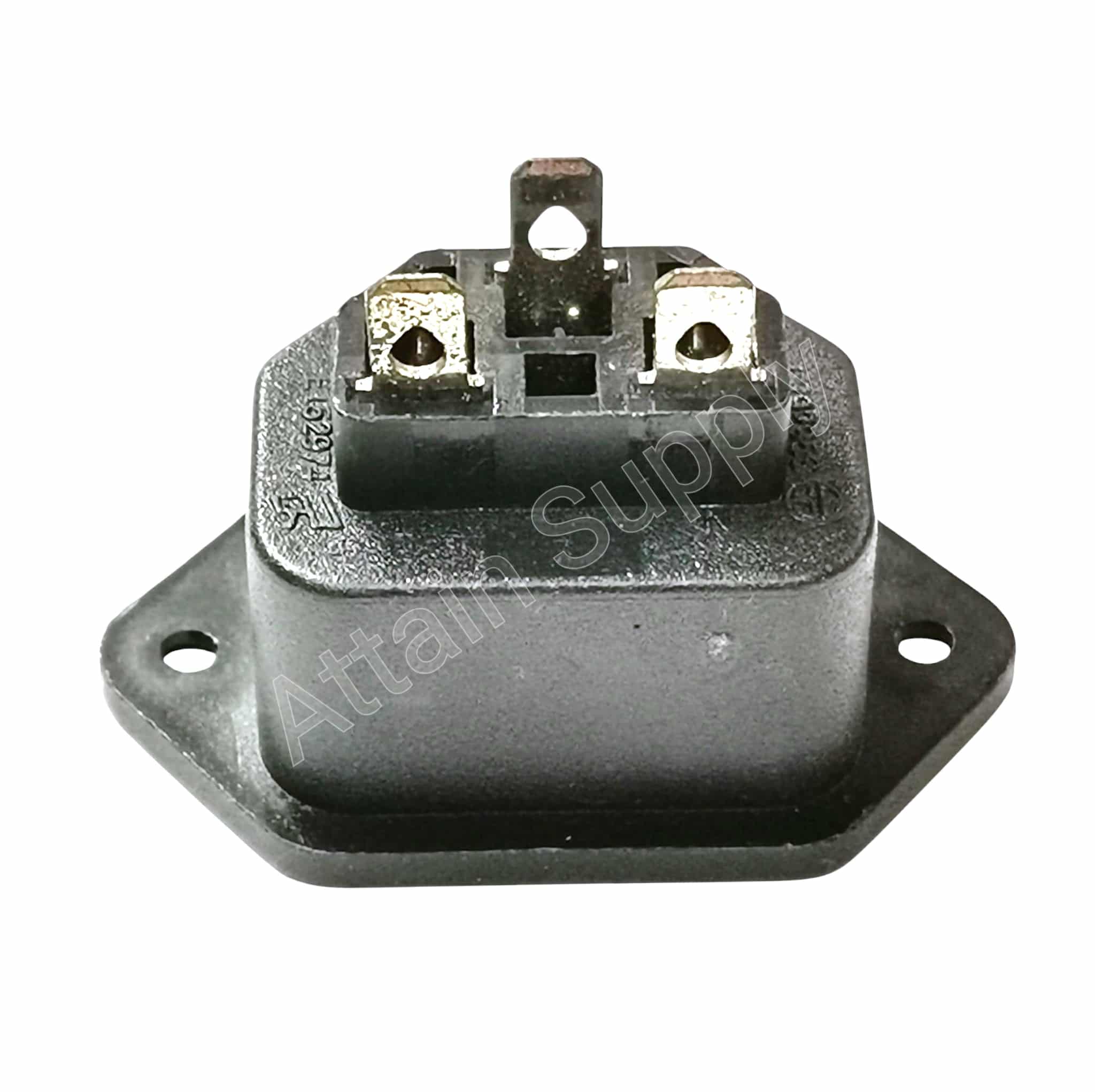 เต้ารับAC-3ขาเมีย ติดแท่น ขอบยึดน็อต/รุ่นหนา