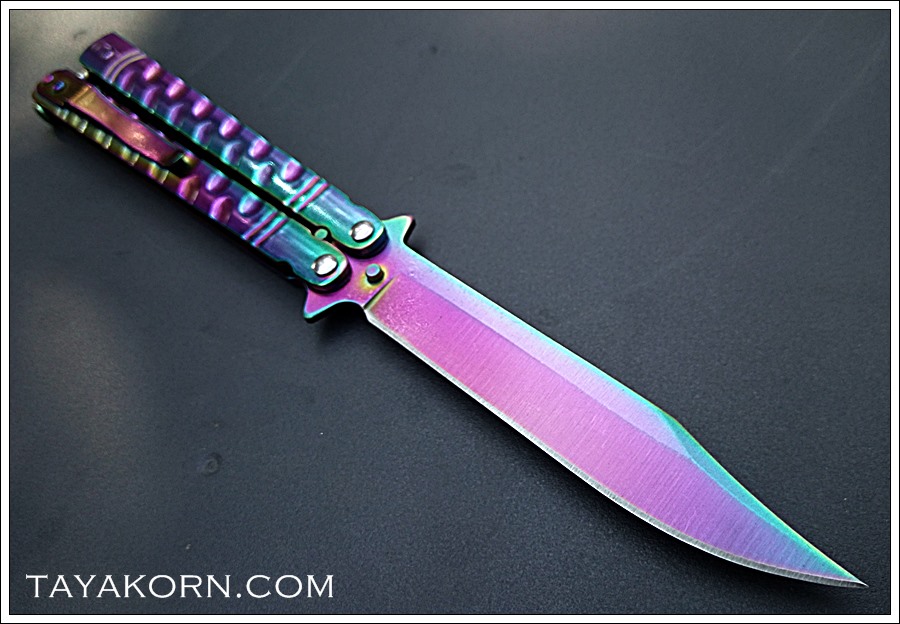 มีดบาลีซอง เรนโบว์ธันเดอร์2 Rainbow Thunder2 Balisong