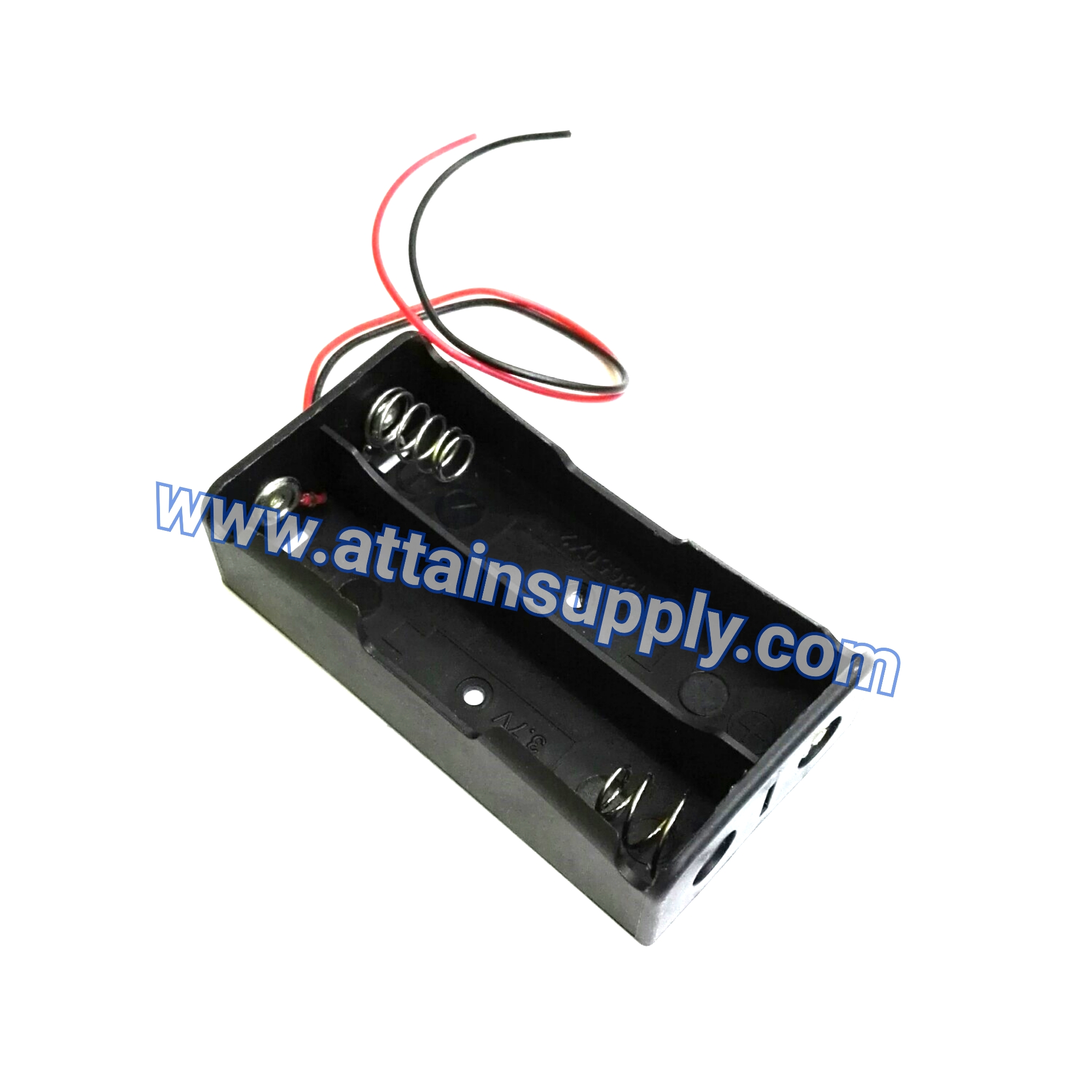 รางถ่าน18650/3.7V-2ช่องหน้า/แบบไม่ฝา