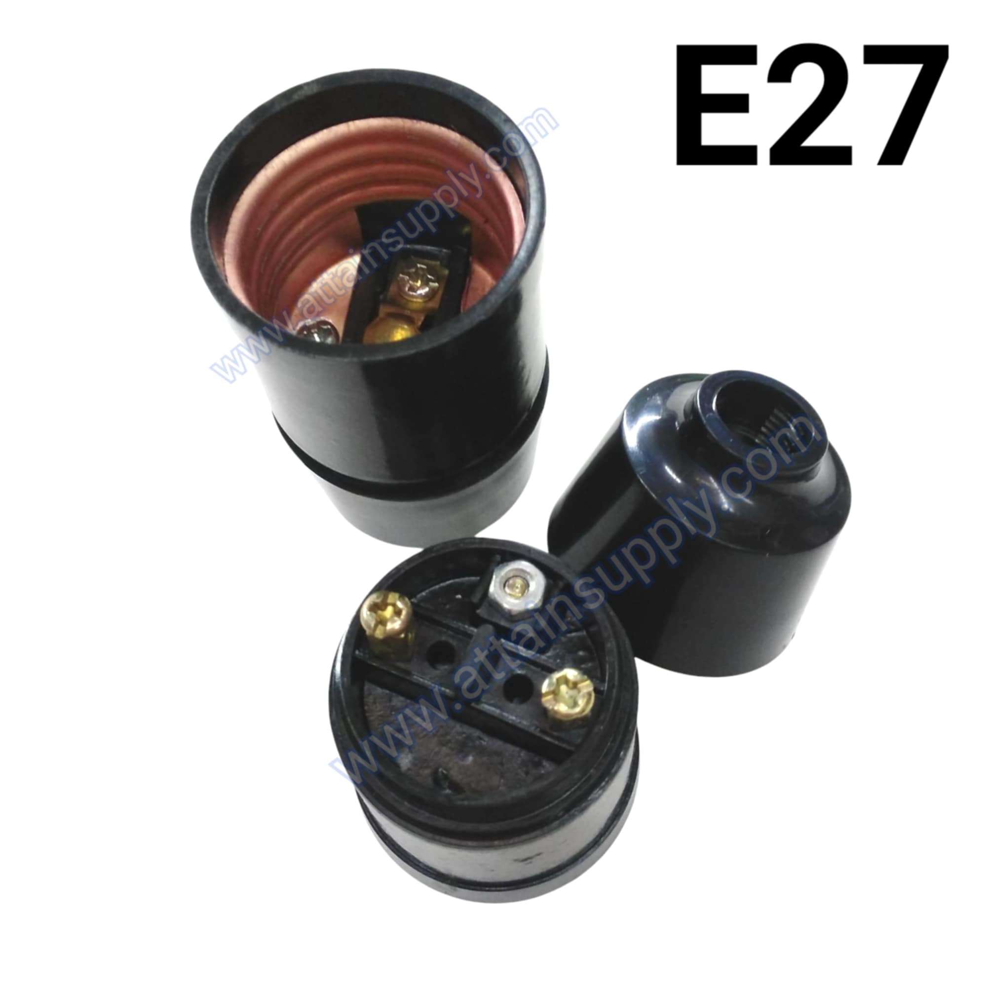 ขั้วหลอดไฟแบบต่อสาย E27