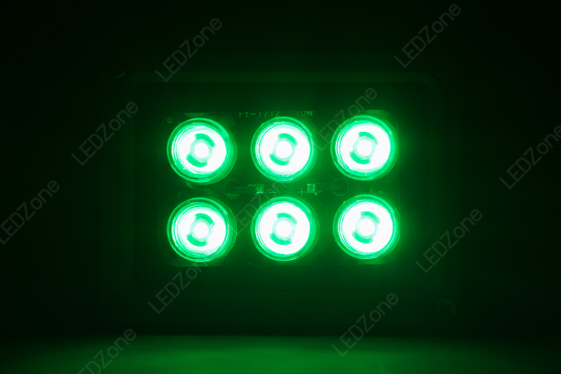 โคม LED 9W ไฟตกหมึก ไฟไดหมึก ไฟส่องปลาหมึก ไฟสปอตไลท์ สีเขียว 12-24V ใช้ในเรือได้ กันน้ำได้