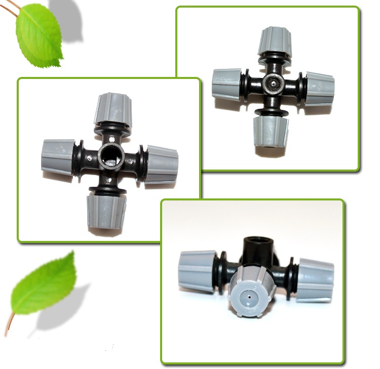 05-MSP-20-BK MSP-20 หัวพ่นหมอก 4 ทิศทาง OK Fog-01 + สายยาว 50 ซม.