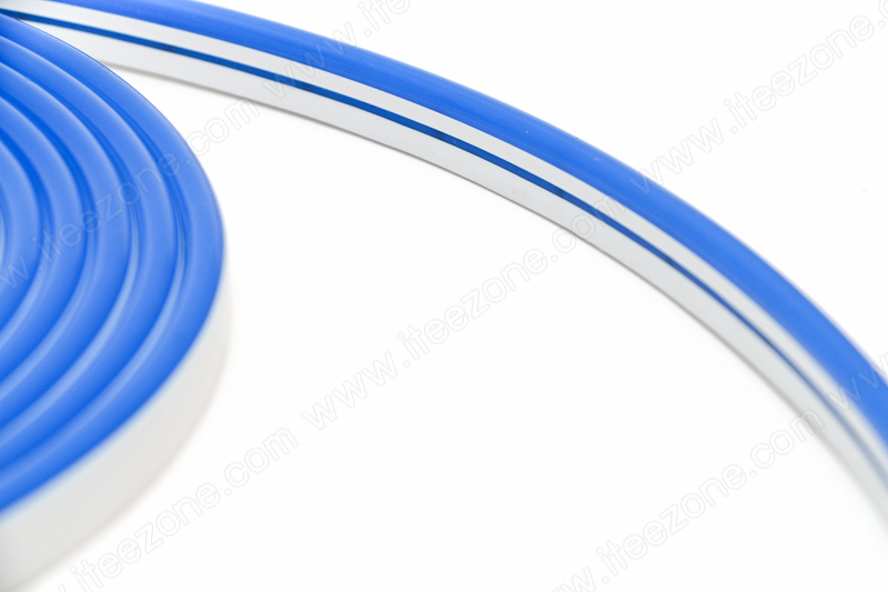 ไฟเส้น Neon Flex 12V Silicone สี Blue น้ำเงิน (กันน้ำ)