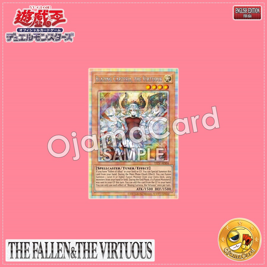 TFTV-AES04 : Blazing Cartesia, the Virtuous / Cartesia, the Sparkling Saint「alternate artwork」(Prismatic Secret Rare)