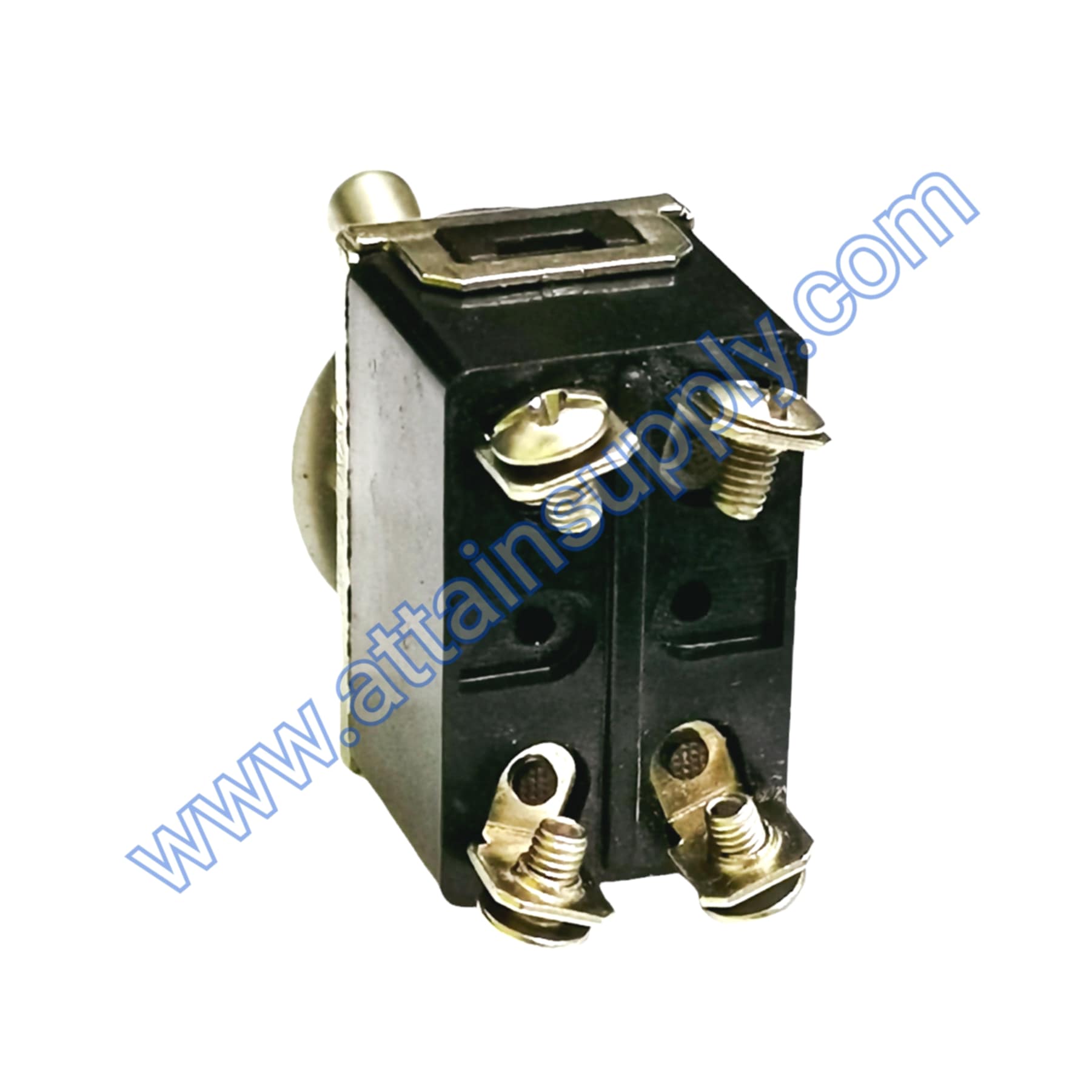 สวิทช์โยก ON-OFF 4ขา-แบบขันน็อต/สีดำ