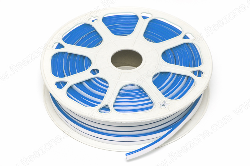 ไฟเส้น Neon Flex 12V Silicone สี Blue น้ำเงิน (กันน้ำ)