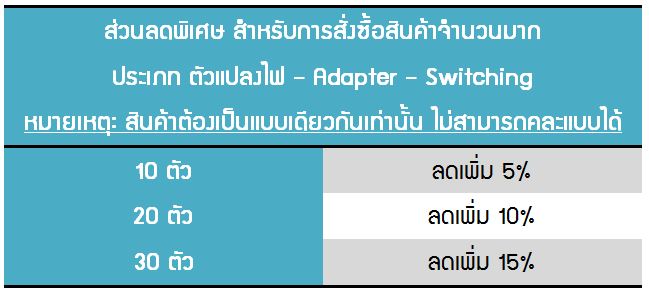Adapter switching 12 V 2 A ตัวแปลง ตัวแปลงไฟ