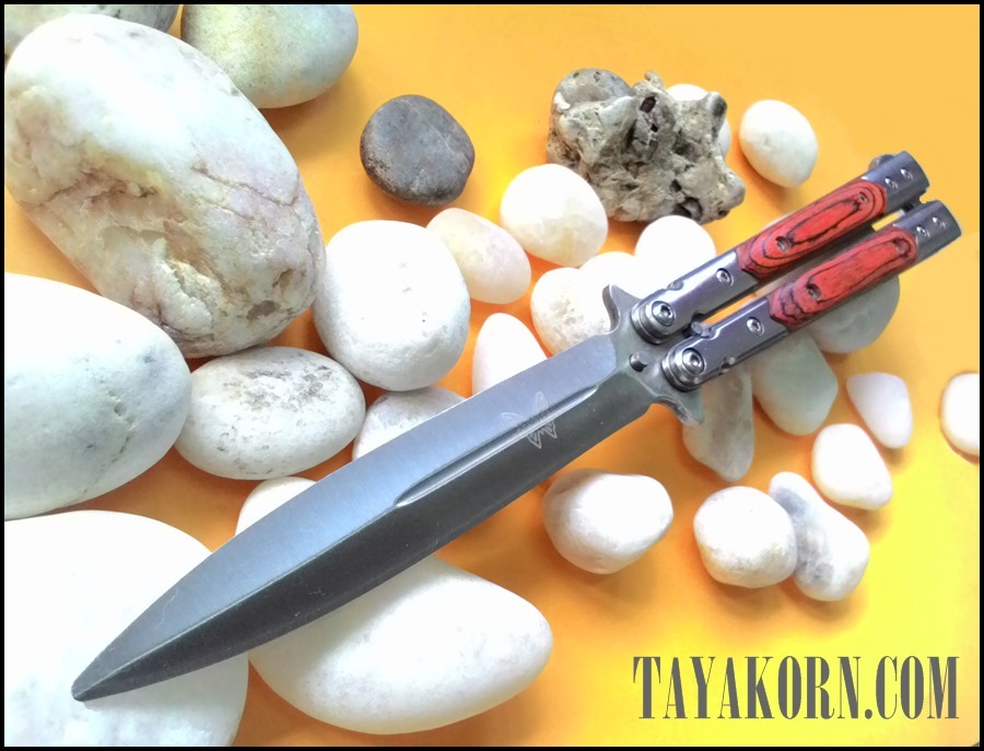 มีดซ้อมควง บาลิซองแองเจิลเนล Angel Nail Balisong Trainer TKBS-AG1TR