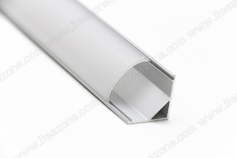 ราคาต่อ 1 เส้น ยาว 1 เมตร ราง V + ฝาอะคริลิค โค้ง รางไฟ Aluminium Profile รางอลูมิเนียม ใช้กับไฟเส้น LED รางไฟเส้น rail led track โพรไฟล์