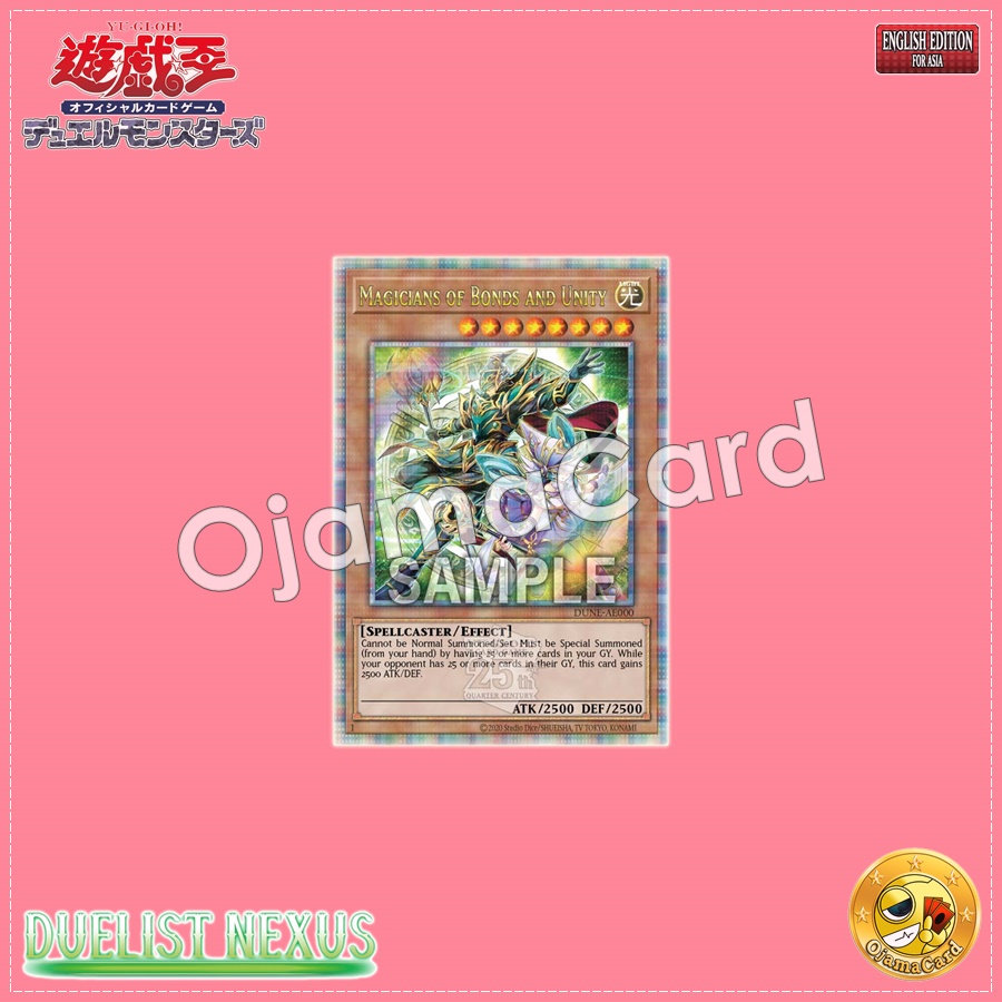 DUNE-AE000 : Magicians of Bonds and Unity (Quarter Century Secret Rare)