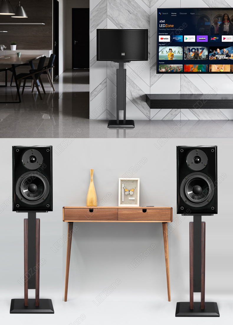 ขาตั้งลำโพงรุ่นพิเศษ ปรับความสูงได้หลายระดับ ตั้งแต่ 65-85cm / 85-120cm