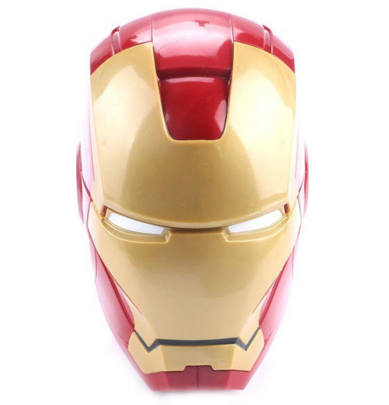 Iron Man 3D Helmet plastic cup (White Eye)