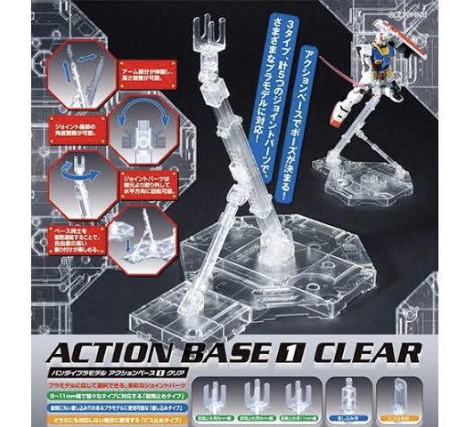 Action Base 1/100, 1/144, SD (Clear Red แดงใส)