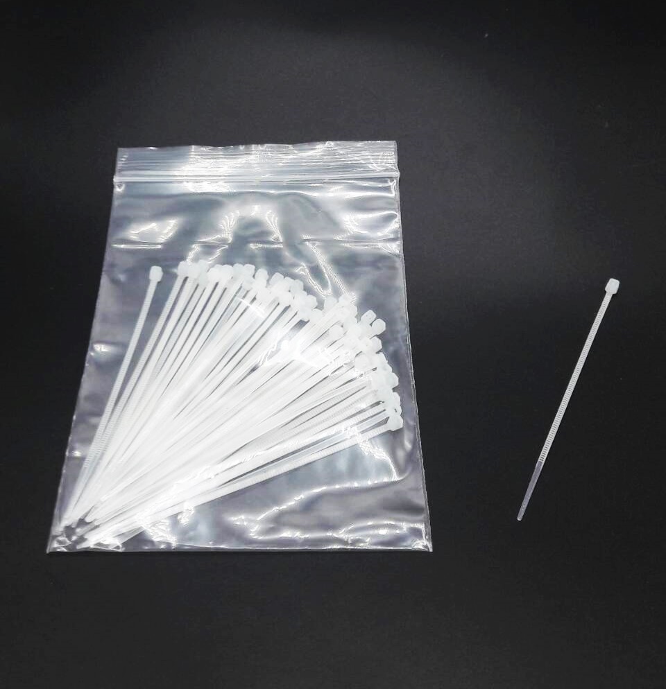 เคเบิ้ลไทด์ สายยาว 10 ซม.(สีขาว) x 50 เส้น