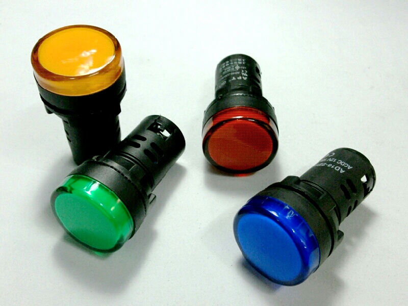 หลอดหน้าปัด-หัวตัด22MM./12V