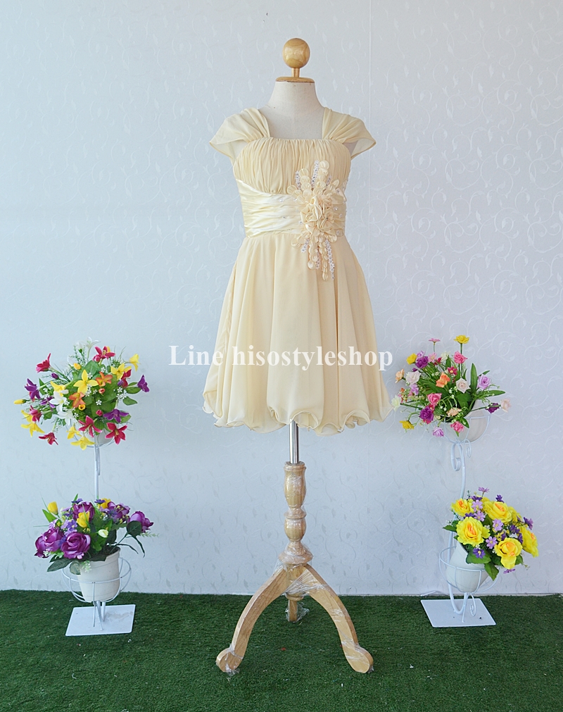 ชุดราตรีสั้น ผ้าชีฟอง ซับในทั้งชุด สามารถใส่ได้หลายแบบ พร้อมส่ง Size 3XL