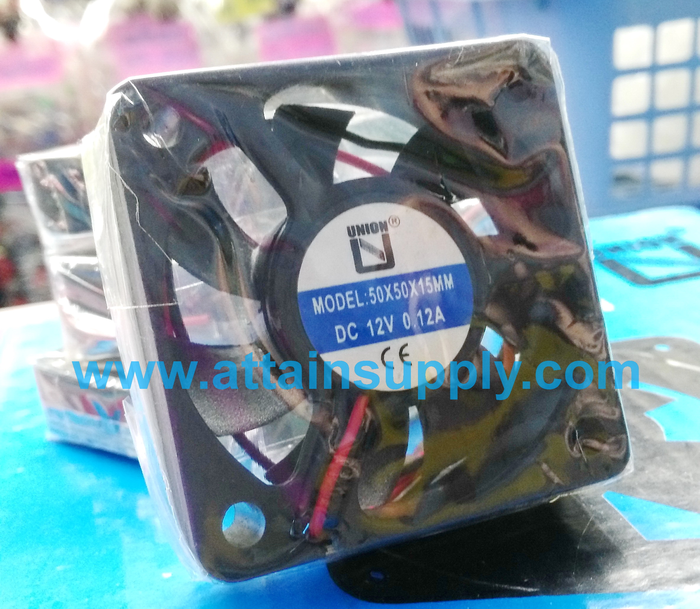 พัดลมDC12V-5x5x1.5CM./UNION