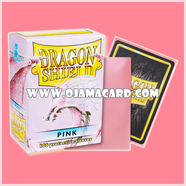 Dragon Shield Standard Size Card Sleeves — Pink • Classic「100ct.」