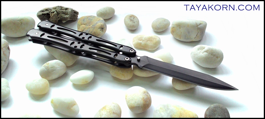 มีดควง บาลิซองแบล็คคาเมล BLACK CAMEL Balisong TKBS-BCM3