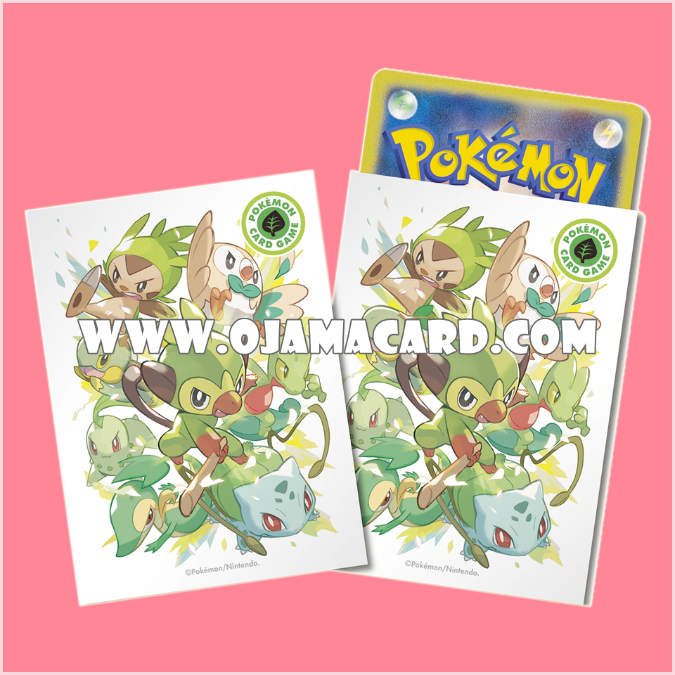 Pokémon Card Game Deck Shield | Card Sleeves — Type Fighters Grass「64ct.」