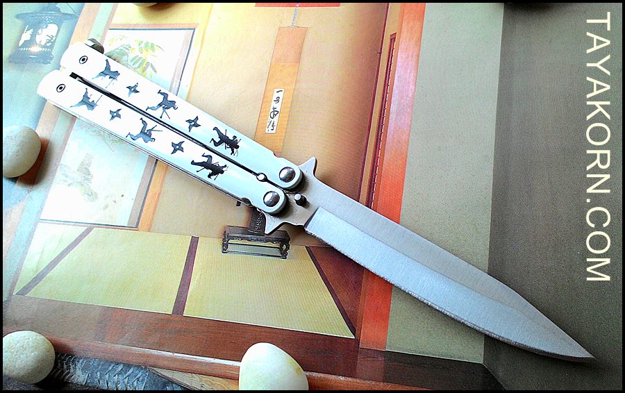 มีดควงเดอะชาโดว์ THE SHADOW BALISONG KNIFE TKBS-SD1