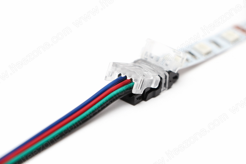 Flexible Connector เชื่อมสายไฟกับไฟเส้น สำหรับไฟเส้น RGB