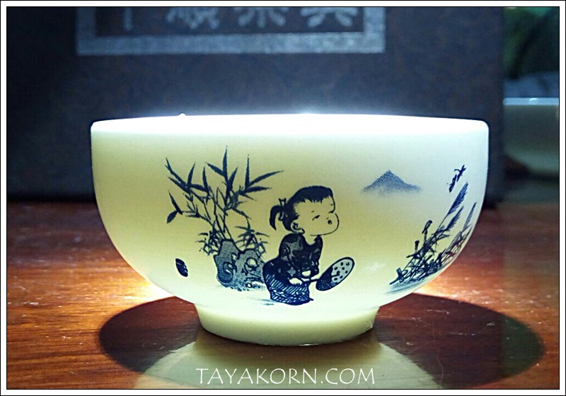 ชุดชงชาเซรามิค6ชิ้น ลายมงคล1