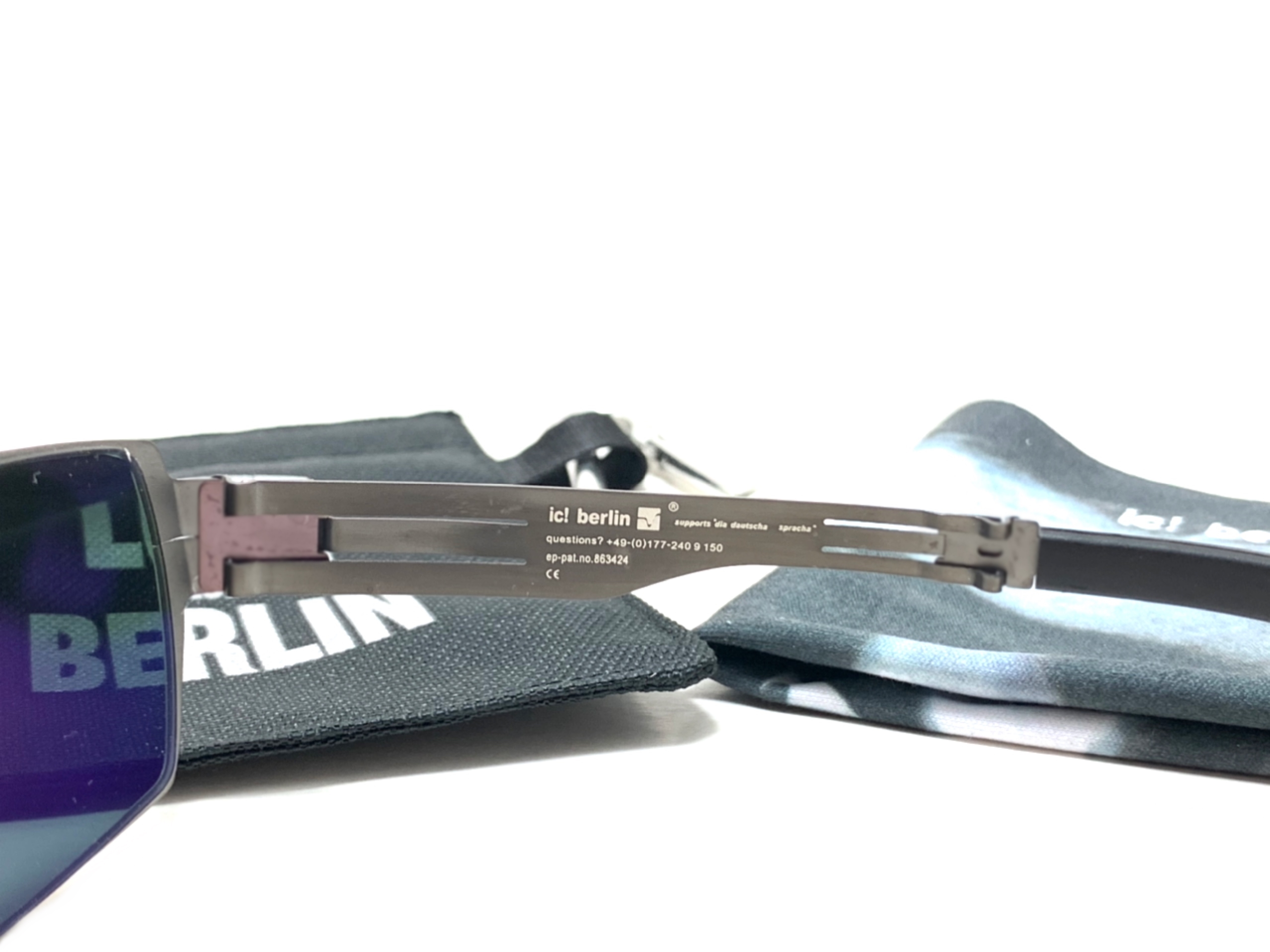 แว่นกันแดด ic berlin model neutron star gun metal 57-19 <กันเมทัล>