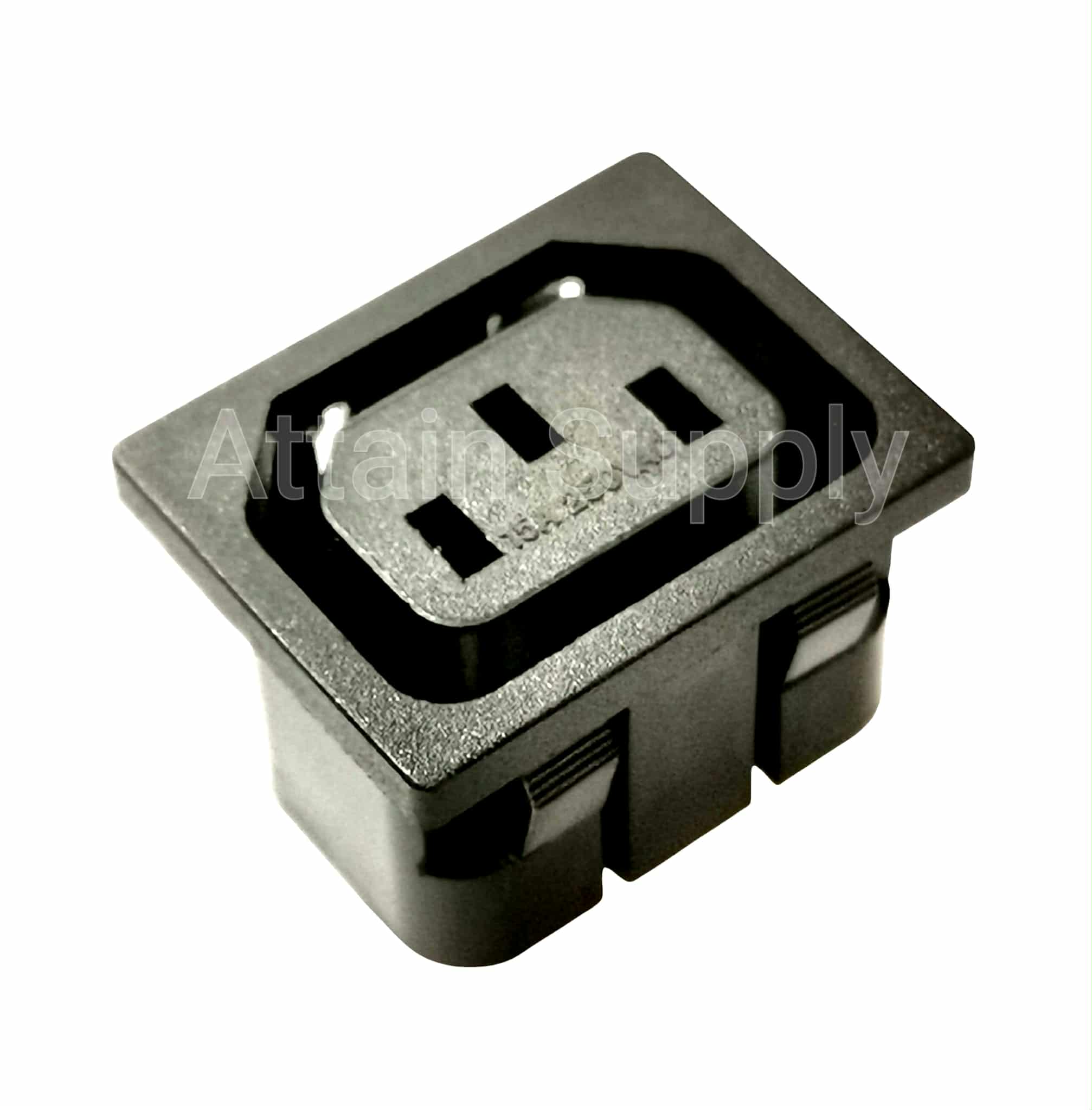 เต้ารับAC-3ขาเมีย ติดแท่น ขอบริมล็อค