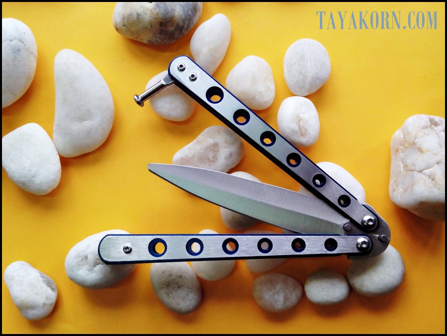 มีดซ้อมควง ซิงคันเซ็น 新幹線 shinkansen Balisong Trainer Knife TKBS-S717TR