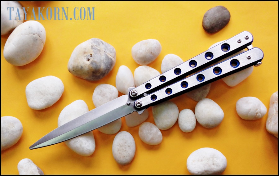 มีดซ้อมควง ซิงคันเซ็น 新幹線 shinkansen Balisong Trainer Knife TKBS-S717TR