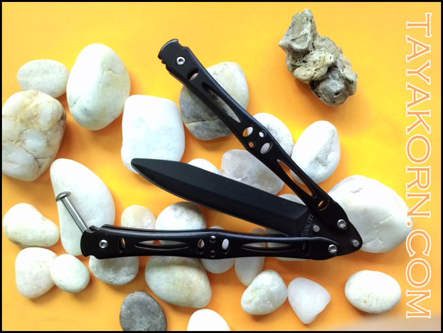 มีดซ้อมควง บาลิซองแบล็คคาเมล BLACK CAMEL Balisong Trainer TKBS-BCM3TR
