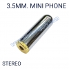 J.TR STEREO 3.5 /6MM.-SILVER/LT