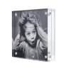 กรอบรูปอะครีลิคตั้งโต๊ะ แบบแม่เหล็กประกบ ขนาด 3x3 นิ้ว 3x3นิ้ว(7.5x7.5cm) ใส (Clear) ชิ้น