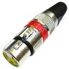 ๋J.XLR 3P.-COLOUR/RED
