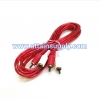 สายAUDIO แดงใส/3M.