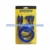 สายAUDIO-HOSAWAตรง-งอ*น้ำเงิน/1M.