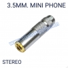 J.TR STEREO 3.5 /6MM.-SILVER/TAIWAN