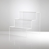 บันได 20x15x15cm. อะคริลิค โชว์สินค้า ใส ชิ้น