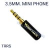 P.TR STEREO-TRRS BLACK4MM./WM