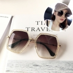 แว่นกันแดดแฟชั่นผู้หญิง Gold BoxTea Sheet 53-25 140 <ทอง>